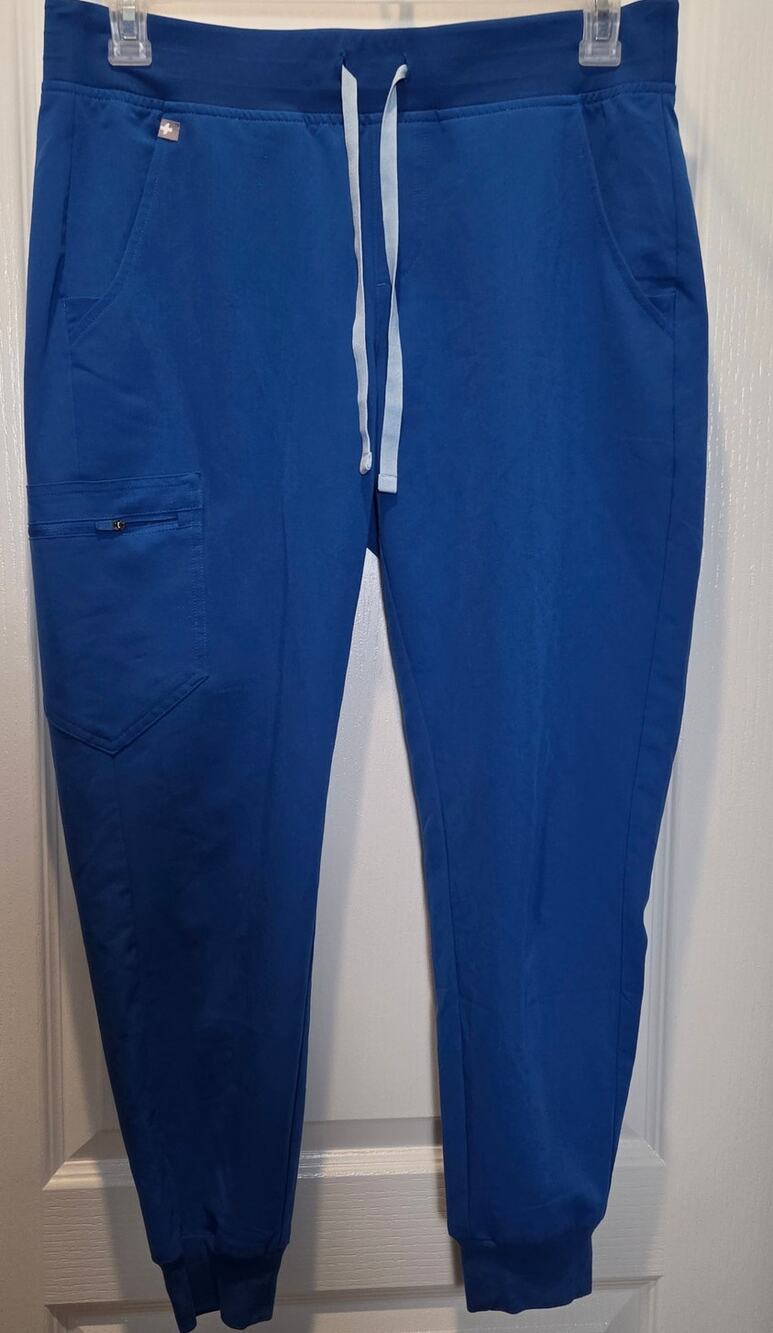 FIGS Zamora Jogger Scrub Pant Royal Blue sz M/P